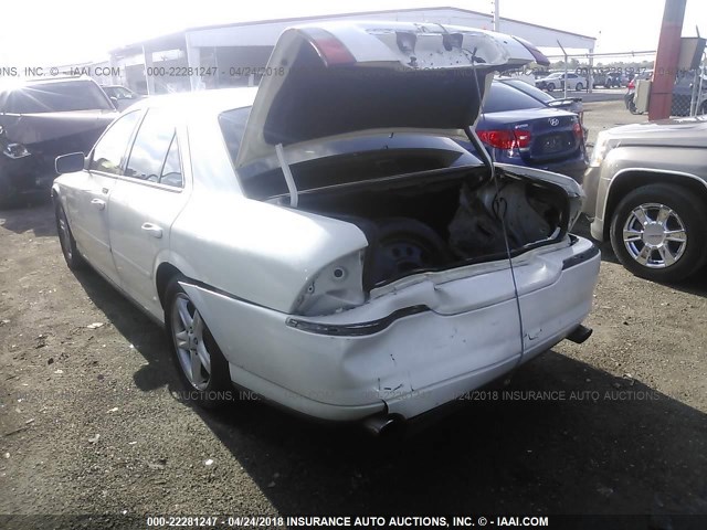 1LNHM86S13Y691295 - 2003 LINCOLN LS WHITE photo 3