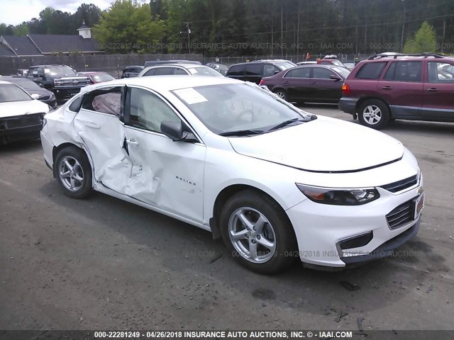 1G1ZB5ST7GF343152 - 2016 CHEVROLET MALIBU LS 白色 照片 1