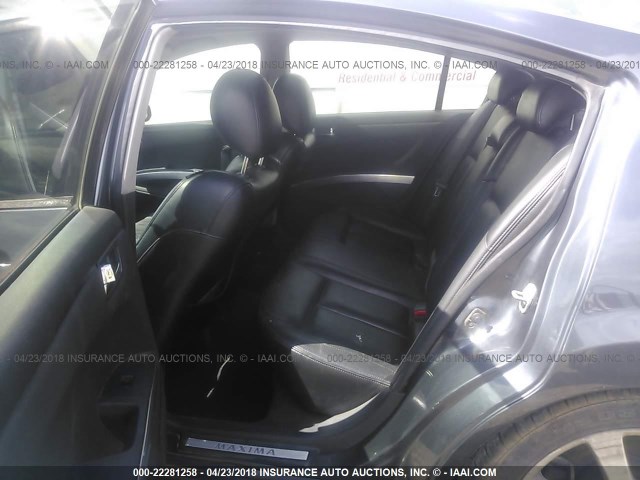 1N4BA41E28C810270 - 2008 NISSAN MAXIMA SE/SL 灰色 照片 8