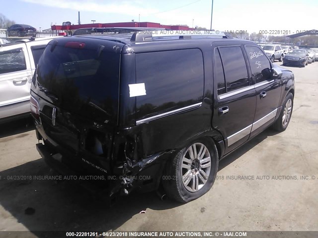 5LMFU28538LJ03569 - 2008 LINCOLN NAVIGATOR BLACK photo 4