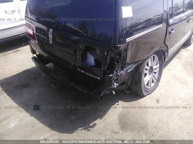 5LMFU28538LJ03569 - 2008 LINCOLN NAVIGATOR BLACK photo 6