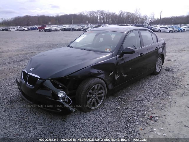 WBAVA33507KX77284 - 2007 BMW 328 I BLACK photo 2