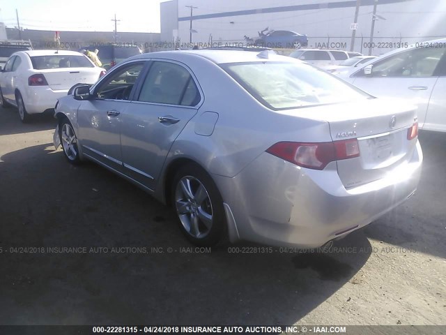 JH4CU2F64CC005373 - 2012 ACURA TSX TECH SILVER photo 3