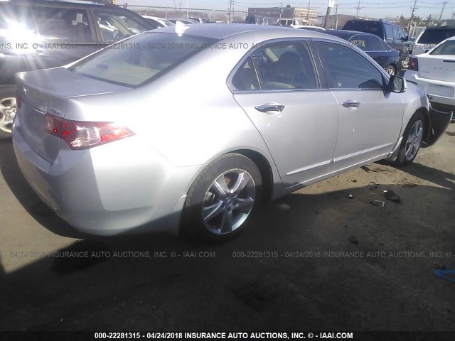 JH4CU2F64CC005373 - 2012 ACURA TSX TECH SILVER photo 4