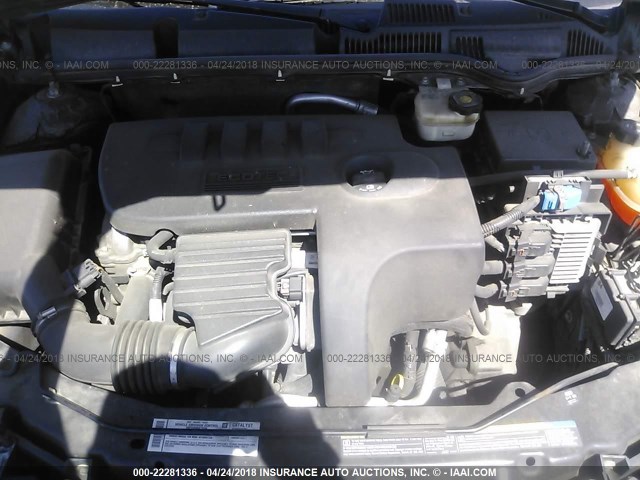 1G8AL55B57Z185472 - 2007 SATURN ION LEVEL 3 GOLD photo 10