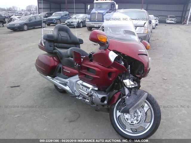 1HFSC47F68A704409 - 2008 HONDA GL1800 RED photo 1