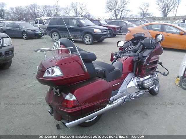 1HFSC47F68A704409 - 2008 HONDA GL1800 RED photo 4