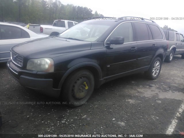 YV1CZ852751182786 - 2005 VOLVO XC90 V8 BLACK photo 2