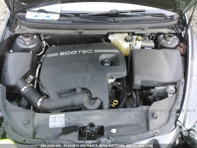 1G1ZA5E0XAF214480 - 2010 CHEVROLET MALIBU LS ნაცრისფერი ფოტო 10