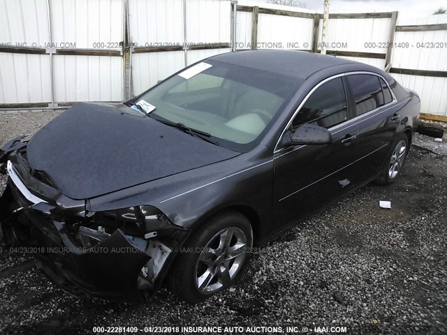 1G1ZA5E0XAF214480 - 2010 CHEVROLET MALIBU LS ნაცრისფერი ფოტო 2
