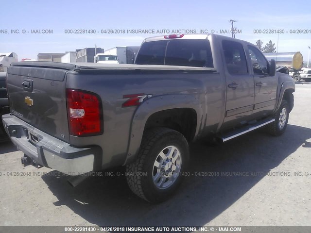 1GC1KXCG4CF243053 - 2012 CHEVROLET SILVERADO K2500 HEAVY DUTY LT BROWN photo 4