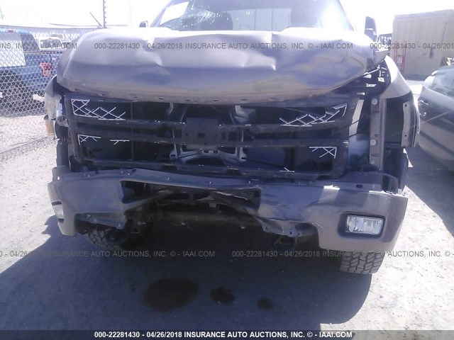 1GC1KXCG4CF243053 - 2012 CHEVROLET SILVERADO K2500 HEAVY DUTY LT BROWN photo 6