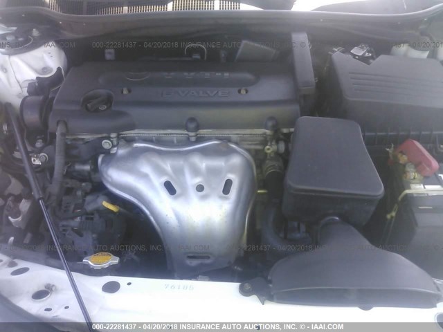 4T1BE46K69U891715 - 2009 TOYOTA CAMRY SE/LE/XLE WHITE photo 10
