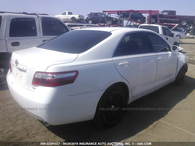 4T1BE46K69U891715 - 2009 TOYOTA CAMRY SE/LE/XLE WHITE photo 4