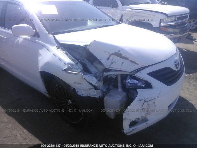 4T1BE46K69U891715 - 2009 TOYOTA CAMRY SE/LE/XLE WHITE photo 6
