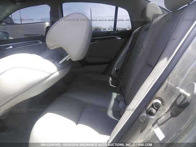 19UUA66238A033334 - 2008 ACURA TL SILVER photo 8