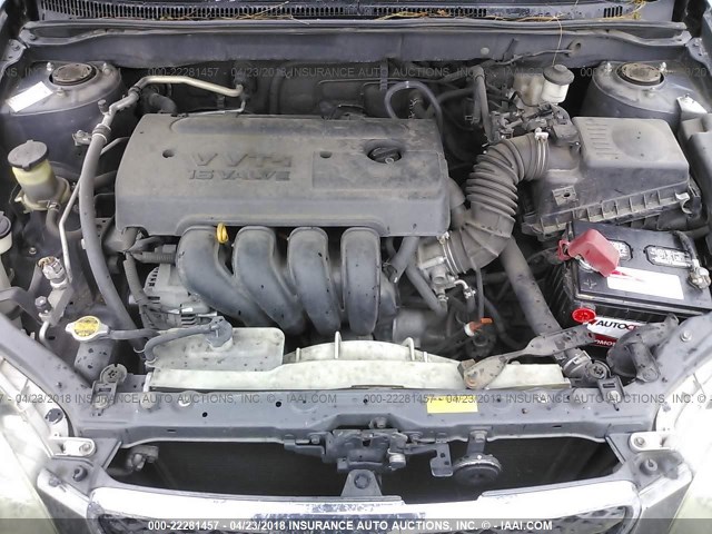 2T1BR32E57C760126 - 2007 TOYOTA COROLLA CE/LE/S GRAY photo 10