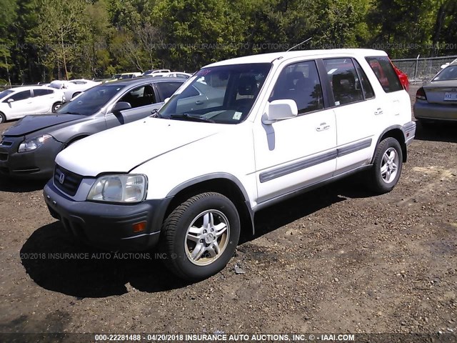 JHLRD18621C024779 - 2001 HONDA CR-V EX WHITE photo 2