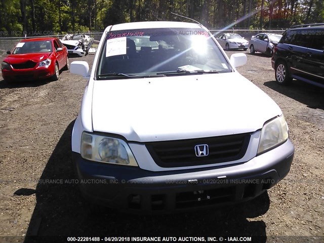 JHLRD18621C024779 - 2001 HONDA CR-V EX WHITE photo 6