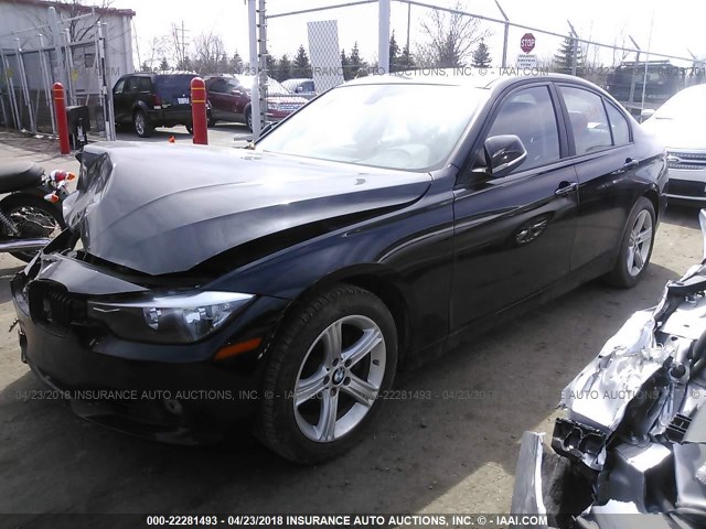 WBA3B5G5XENS08187 - 2014 BMW 328 XI SULEV BLACK photo 2