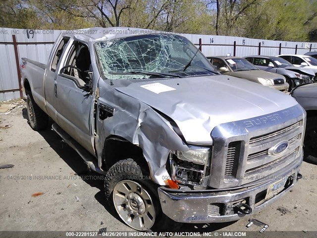 1FTWX31Y88EB80712 - 2008 FORD F350 SRW SUPER DUTY SILVER photo 1