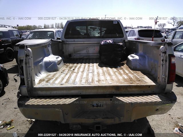 1FTWX31Y88EB80712 - 2008 FORD F350 SRW SUPER DUTY SILVER photo 8