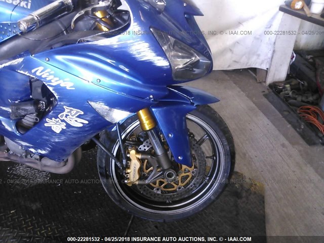 JKBZXJC1X6A031990 - 2006 KAWASAKI ZX636 C1 BLUE photo 5