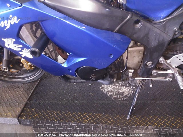 JKBZXJC1X6A031990 - 2006 KAWASAKI ZX636 C1 BLUE photo 9