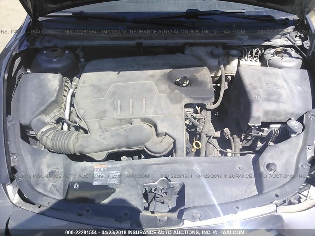 1G1ZC5E04AF274684 - 2010 CHEVROLET MALIBU 1LT BROWN photo 10