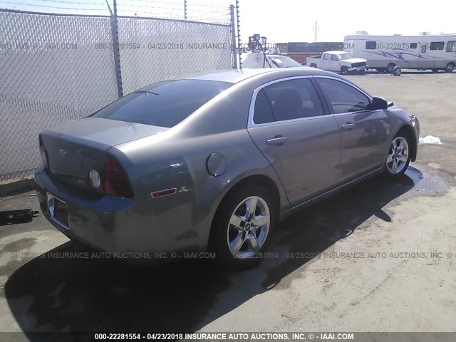 1G1ZC5E04AF274684 - 2010 CHEVROLET MALIBU 1LT BROWN photo 4