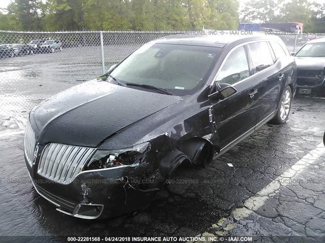 2LMHJ5AR0ABJ17247 - 2010 LINCOLN MKT BLACK photo 2