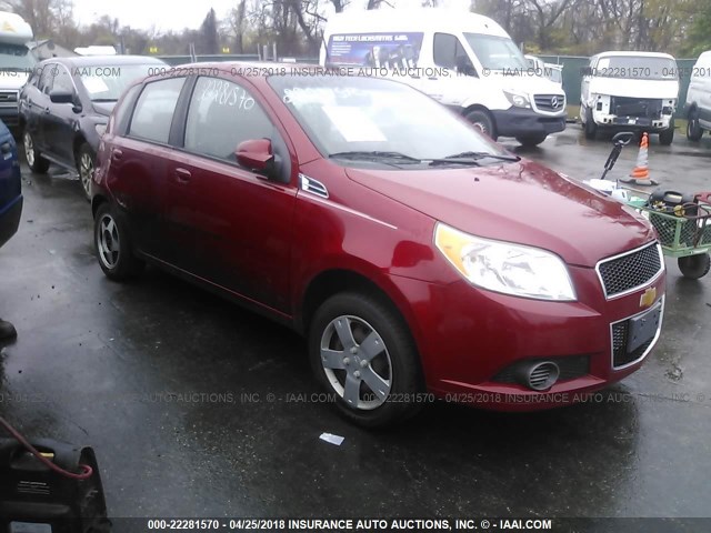 KL1TD6DE8BB205901 - 2011 CHEVROLET AVEO LS/LT BURGUNDY photo 1