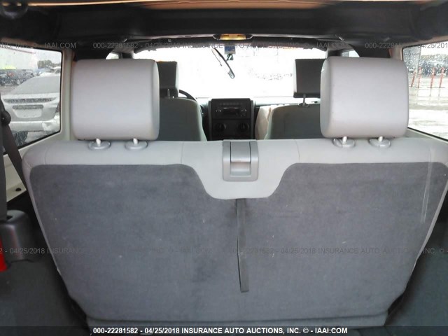 1J4AA2D11AL129519 - 2010 JEEP WRANGLER SPORT أحمر صورة 8