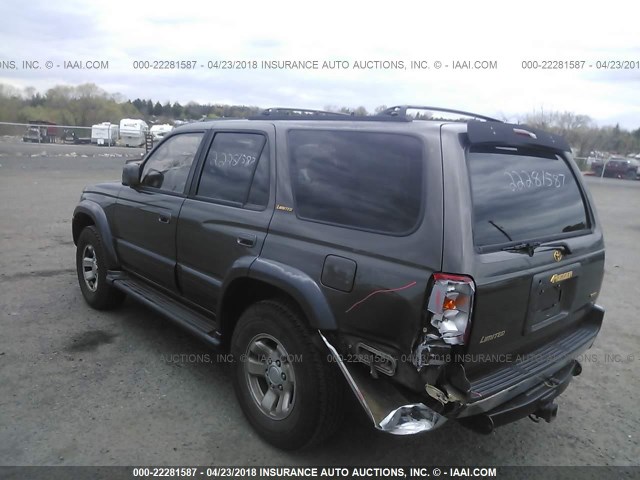 JT3HN87R0V0088387 - 1997 TOYOTA 4RUNNER LIMITED GRAY photo 3