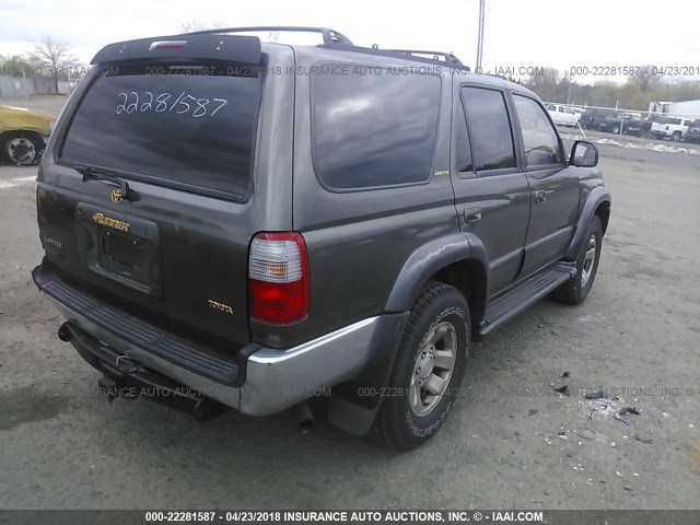 JT3HN87R0V0088387 - 1997 TOYOTA 4RUNNER LIMITED GRAY photo 4