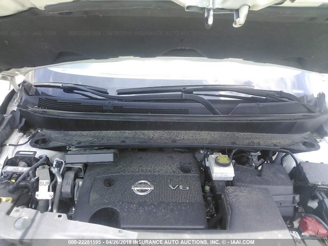 5N1AR2MN4EC684810 - 2014 NISSAN PATHFINDER S/SV/SL/PLATINUM 白色 照片 10