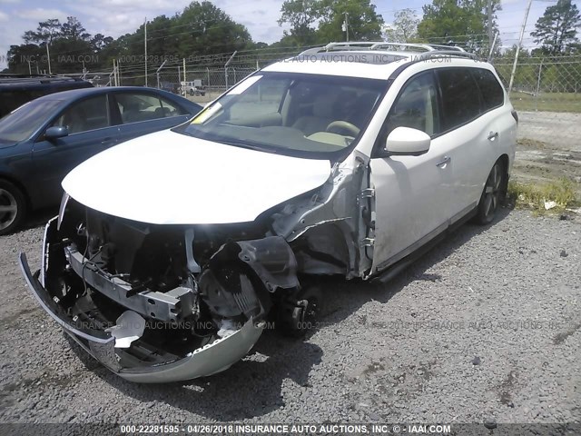 5N1AR2MN4EC684810 - 2014 NISSAN PATHFINDER S/SV/SL/PLATINUM 白色 照片 2