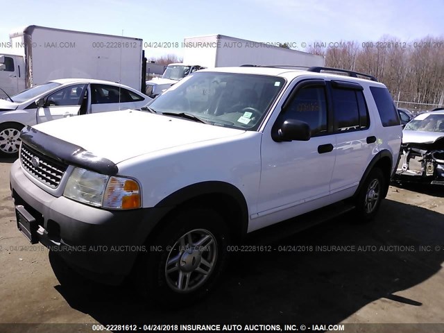 1FMZU82K53ZA77466 - 2003 FORD EXPLORER XLS/XLS SPORT WHITE photo 2