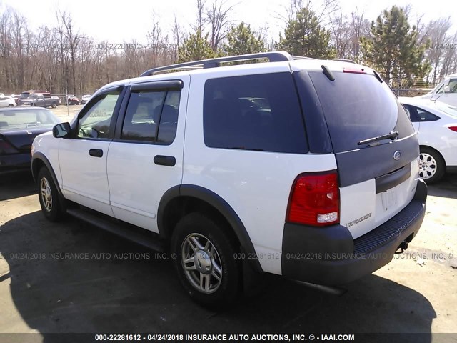 1FMZU82K53ZA77466 - 2003 FORD EXPLORER XLS/XLS SPORT WHITE photo 3