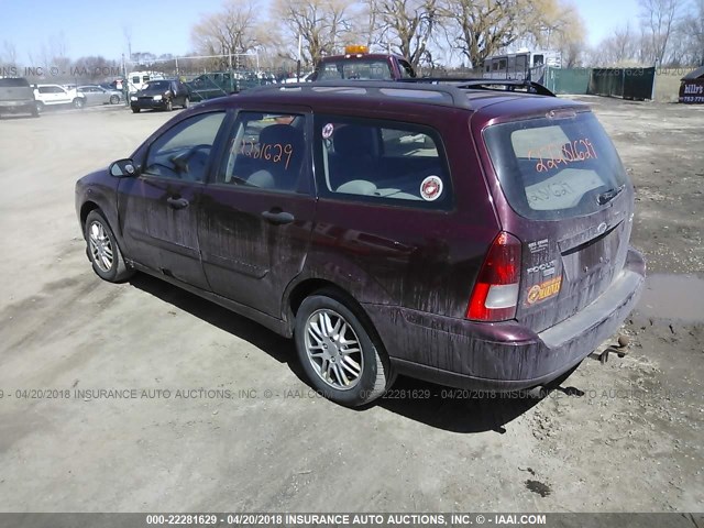 1FAFP36N96W220162 - 2006 FORD FOCUS ZXW RED photo 3