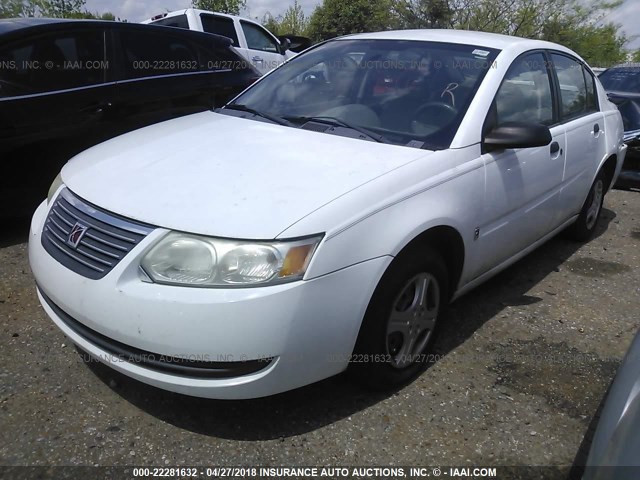 1G8AG52F95Z117197 - 2005 SATURN ION LEVEL 1 WHITE photo 2