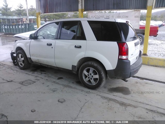 5GZCZ23D95S863693 - 2005 SATURN VUE WHITE photo 3