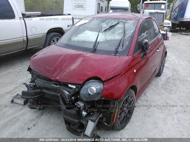 3C3CFFFH4GT126018 - 2016 FIAT 500 ABARTH RED photo 6