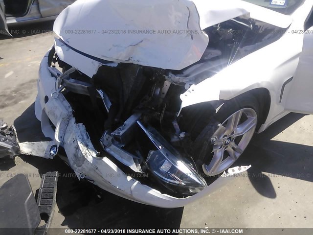 WBA4J1C56JBG77491 - 2018 BMW 430I GRAN COUPE WHITE photo 6
