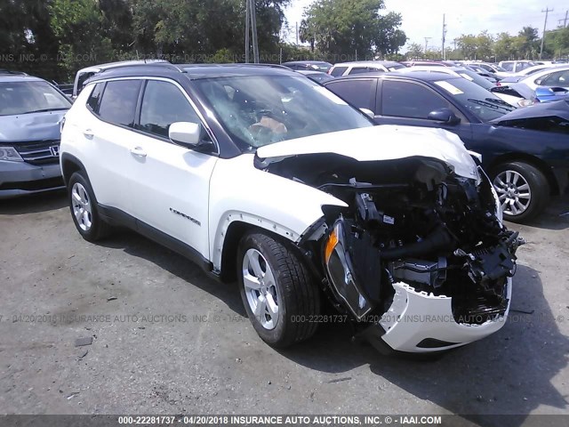 3C4NJCBB9JT123822 - 2018 JEEP COMPASS LATITUDE 白色 照片 1