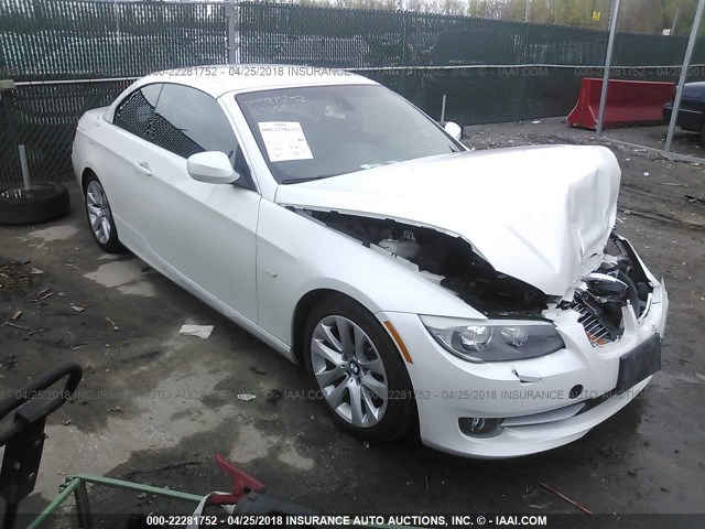 WBADW7C58BE545124 - 2011 BMW 328 I SULEV WHITE photo 1