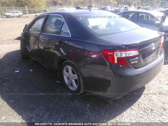 4T1BF1FK9DU219491 - 2013 TOYOTA CAMRY L/SE/LE/XLE 黑色 照片 3