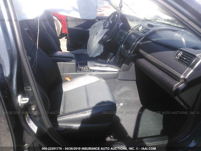 4T1BF1FK9DU219491 - 2013 TOYOTA CAMRY L/SE/LE/XLE 黑色 照片 5