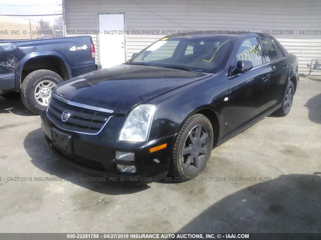 1G6DW677270139176 - 2007 CADILLAC STS BLACK photo 2