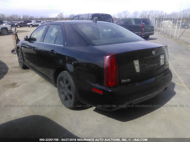 1G6DW677270139176 - 2007 CADILLAC STS BLACK photo 3